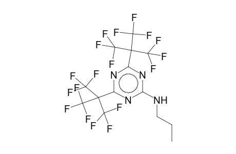 2-(Propylamino)-4,6-bis[2,2,2-trifluoro-1,1-bis(trifluoromethyl)ethyl]-1,3,5-triazine