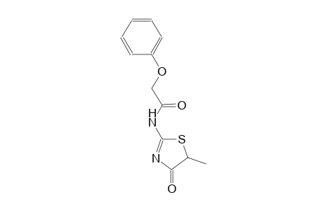 N-(5-methyl-4-oxo-4,5-dihydro-1,3-thiazol-2-yl)-2-phenoxyacetamide