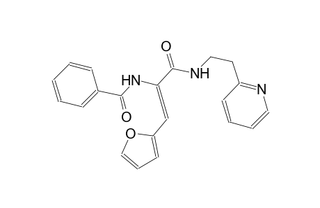 N-[(Z)-2-(2-furyl)-1-({[2-(2-pyridinyl)ethyl]amino}carbonyl)ethenyl]benzamide