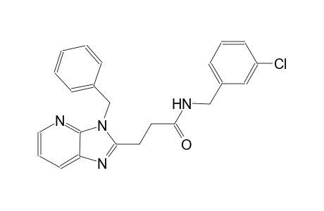 3H-imidazo[4,5-b]pyridine-2-propanamide, N-[(3-chlorophenyl)methyl]-3-(phenylmethyl)-