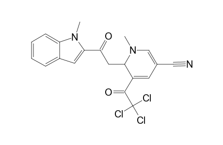 5-CYANO-1-METHYL-2-[((1-METHYL-2-INDOLYL)-CARBONYL)-METHYL]-3-(TRICHLOROACETYL)-1,2-DIHYDROPYRIDINE