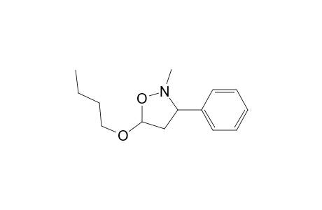 5-Butoxy-2-methyl-3-phenylisoxazolidine