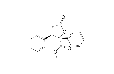 (2R,3R)-5-keto-2,3-diphenyl-tetrahydrofuran-2-carboxylic acid methyl ester