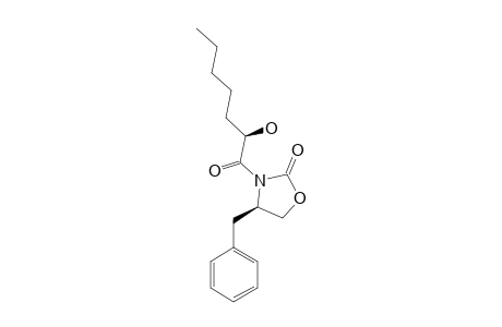(4R,2'R)-4-BENZYL-3-(2'-HYDROXYHEPTANOYL)-2-OXAZOLIDINONE