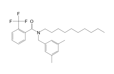 Benzamide, 2-trifluoromethyl-N-(3,5-dimethylbenzyl)-N-decyl-