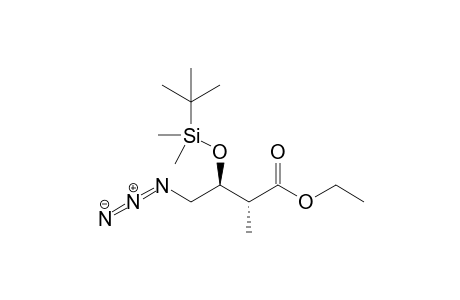 (2R,3S)-4-azido-3-[tert-butyl(dimethyl)silyl]oxy-2-methyl-butyric acid ethyl ester