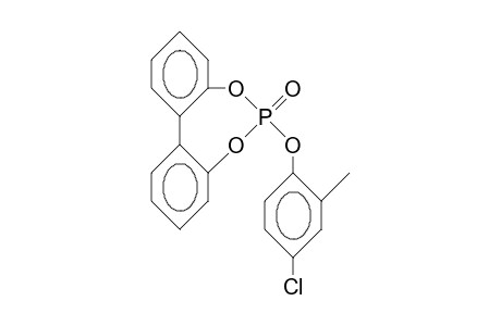6-(4-Chloro-2-methyl-phenoxy)-dibenzo(D,F)(1,3,2)dioxaphosphepin 6-oxide