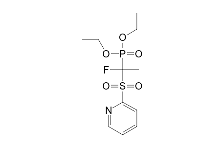 2-(1-diethoxyphosphoryl-1-fluoroethyl)sulfonylpyridine
