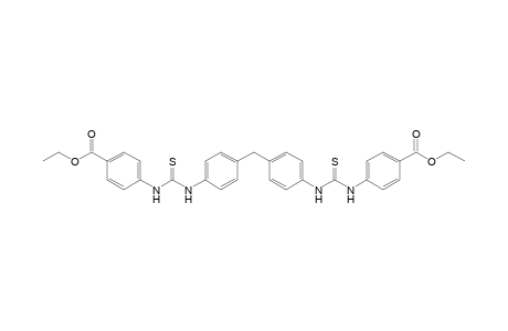 4,4'-methylenebis(3-p-phenylene-2-thioureido)benzoic acid, diethyl ester