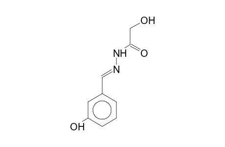 2-Hydroxy-N-[(E)-(3-hydroxybenzylidene)amino]acetamide
