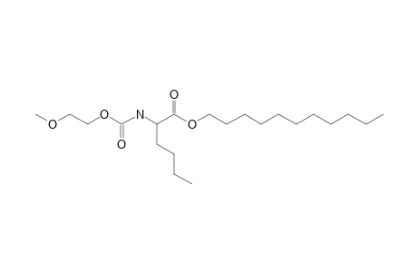 dl-Norleucine, N-(2-methoxyethoxycarbonyl)-, undecyl ester