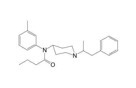 N-3-Methylphenyl-N-[1-(1-phenylpropan-2-yl)piperidin-4-yl]butanamide