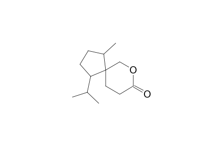 7-Oxaspiro[4.5]decan-8-one, 1-methyl-4-(1-methylethyl)-, (1.alpha.,4.alpha.,5.alpha.)-