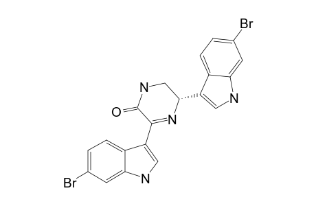 HAMACANTHIN_B;(S)-3,5-BIS-(BROMOINDOL-3-YL)-5,6-DIHYDRO-1-H-PYRAZIN-2-ONE
