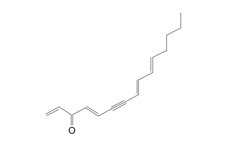 Pentadeca-1,4-trans,8-trans,10-trans-tetraen-6-yn-3-one