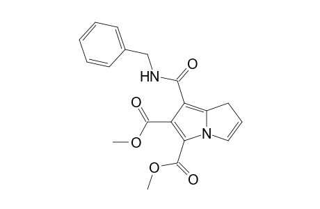 1-(benzylcarbamoyl)-7H-pyrrolizine-2,3-dicarboxylic acid dimethyl ester