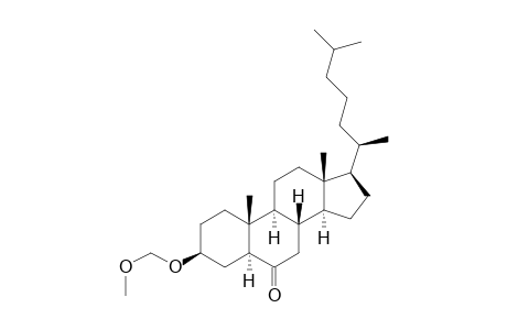 Cholestan-6-one, 3-(methoxymethoxy)-, (3.beta.,5.alpha.)-