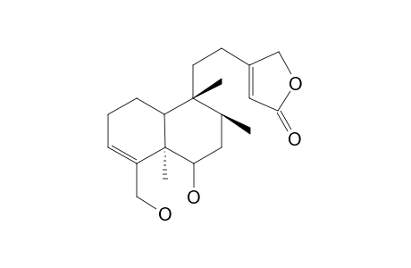 6A,18-DIHYDROXY-cis-CLERODA-3,13(14)-DIENE-15.16-OLIDE