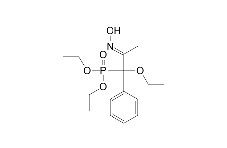 (NE)-N-(1-diethoxyphosphoryl-1-ethoxy-1-phenyl-propan-2-ylidene)hydroxylamine