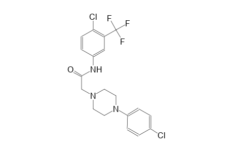 1-piperazineacetamide, 4-(4-chlorophenyl)-N-[4-chloro-3-(trifluoromethyl)phenyl]-