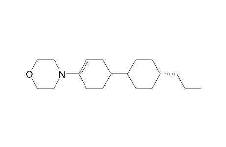 Morpholine, 4-[4-(4-propylcyclohexyl)-1-cyclohexen-1-yl]-, trans-