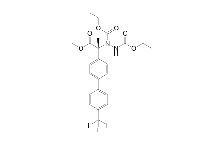 Diethyl (R)-1-(1-methoxy-1-oxo-2-(4'-(trifluoromethyl)biphenyl-4-yl)propan-2-yl)hydrazine-1,2-dicarboxylate
