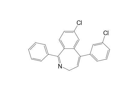 7-Chloro-5-(3-chlorophenyl)-1-phenyl-3H-2-benzazepine