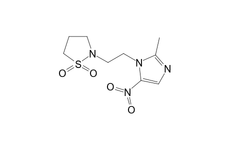 2-[2-(2-methyl-5-nitroimidazol-1-yl)ethyl]-1,2-thiazolidine 1,1-dioxide