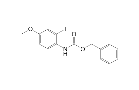 (phenylmethyl) N-(2-iodanyl-4-methoxy-phenyl)carbamate