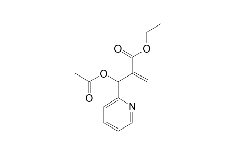 Ethyl 3-acetoxy-2-methylene-3-(2-pyridyl)propionate