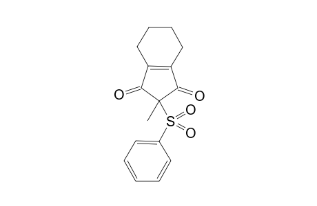 4,5,6,7-Tetrahydro-2-methyl-2-(phenylsulfonyl)-1H-indene-1,3(2H)-dione