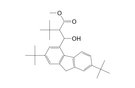 2-[(2,7-ditert-butyl-9H-fluoren-4-yl)-hydroxy-methyl]-3,3-dimethyl-butyric acid methyl ester