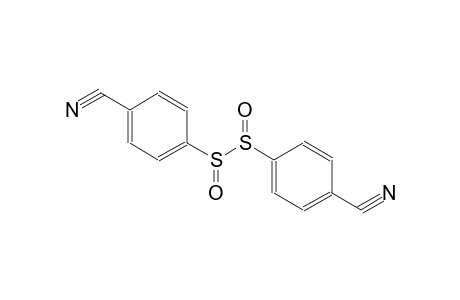 4-[2-(4-cyanophenyl)-1,2-dioxidodisulfanyl]benzonitrile