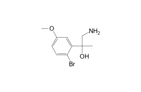 1-Amino-2-(2-bromo-5-methoxyphenyl)-2-propanol