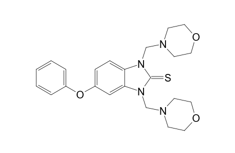 1,3-Bis(morpholinomethyl)-5-phenoxybenzimidazolin-2-thione