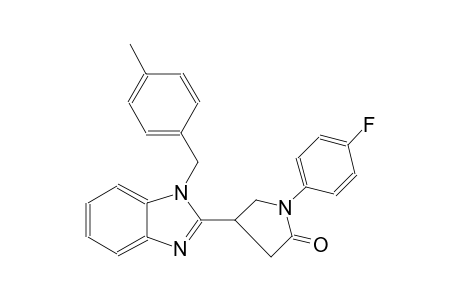 2-pyrrolidinone, 1-(4-fluorophenyl)-4-[1-[(4-methylphenyl)methyl]-1H-benzimidazol-2-yl]-