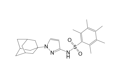 N-[1-(1-adamantyl)-1H-pyrazol-3-yl]-2,3,4,5,6-pentamethylbenzenesulfonamide