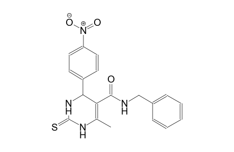 N-benzyl-6-methyl-4-(4-nitrophenyl)-2-thioxo-1,2,3,4-tetrahydro-5-pyrimidinecarboxamide