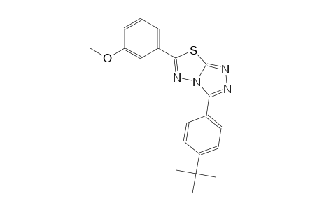 3-[3-(4-tert-butylphenyl)[1,2,4]triazolo[3,4-b][1,3,4]thiadiazol-6-yl]phenyl methyl ether