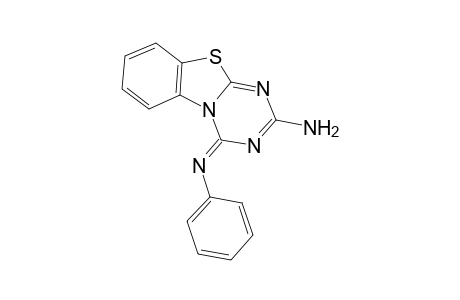 (2-Amino-9-thia-1,3,4a-triazafluoren-4-ylidene)(phenyl)amine