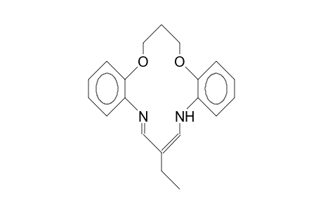 10-Ethyl-1,5-dioxa-8,12-diaza-dibenzo(F,M)cyclotetradeca-6,8,10,13-tetraene