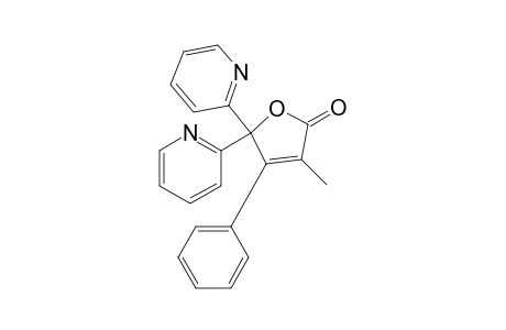 3-Methyl-4-phenyl-5,5-bis(2'-pyridinyl)-2,5-dihydro-2(5H)-furanone