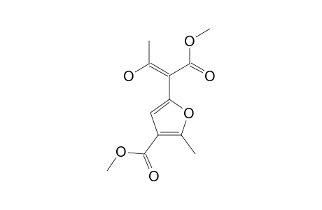 Methyl-2-methyl-5-(1-(methoxycarbonyl)-2-oxopropyl)-furan-3-carboxylate
