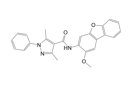 N-(2-methoxydibenzo[b,d]furan-3-yl)-3,5-dimethyl-1-phenyl-1H-pyrazole-4-carboxamide