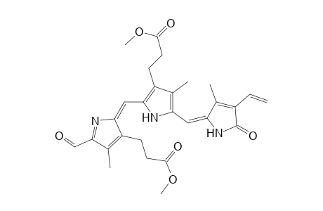 1H-Pyrrole-3-propanoic acid, 5-[(4-ethenyl-1,5-dihydro-3-methyl-5-oxo-2H-pyrrol-2-ylidene)methyl]-2-[[5-formyl-3-(3-methoxy-3-oxopropyl)-4-methyl-2H-pyrrol-2-ylidene]methyl]-4-methyl-, methyl ester, (Z,Z)-