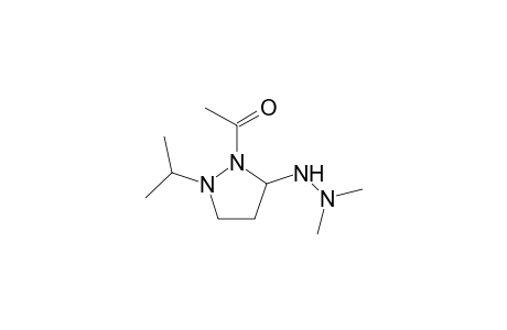 1-isopropyl-3-dimethylhydrazino-2-acetyl-pyrazolidine