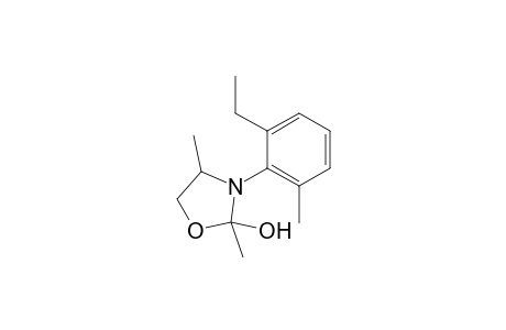 3-(2-Ethyl-6-methylphenyl)-2-hydroxy-2,4-dimethyloxazolidine