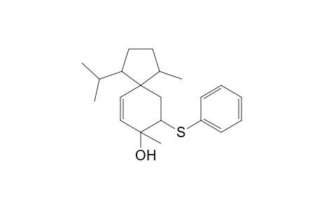 6,7-Dehydro-4,8-dimethyl-1-isopropyl-9-phenylthiospiro(4.5)decane-8-ol