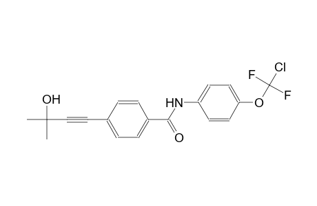 Benzamide, N-(4-chlorodifluoromethoxyphenyl)-4-(3-hydroxy-3-methyl-1-butynyl)-