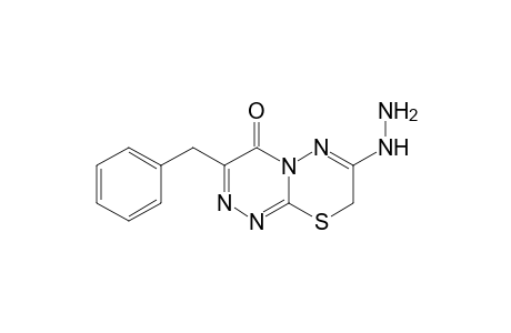 3-Benzyl-7-hydrazinyl-4H,8H-1,2,4-triazino[3,4-b]1,3,4-thiadiazin-4-one
